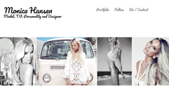 Desktop Screenshot of monicahansen.com